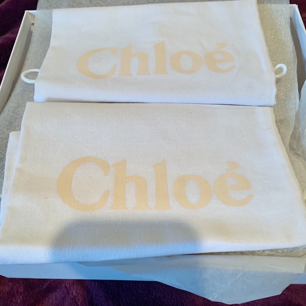 Chloé White Dust Bags Set